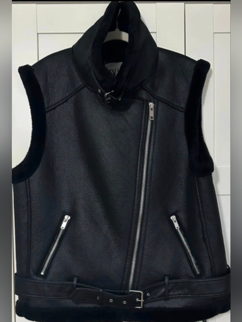 Zara Black Label Patch Jacket